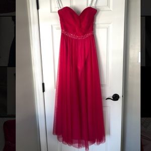 Pink prom dress